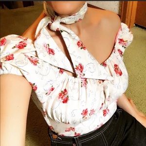 Bernie Dexter Ruby Pearl Peasant Top Cream Manor L